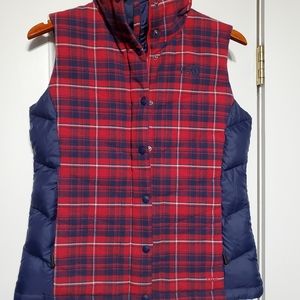 The North Face Plaid Goose Down Vest